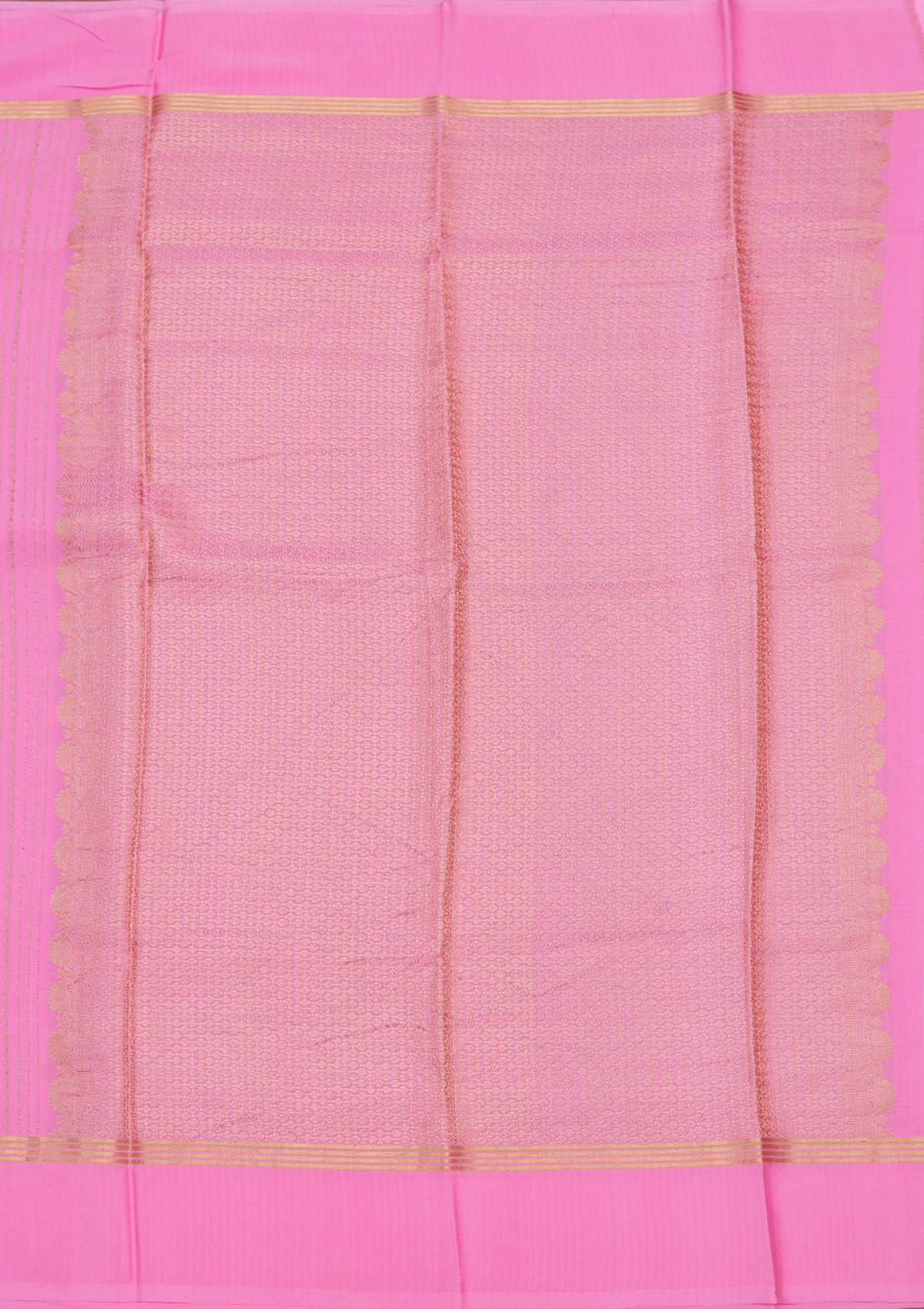 Pink Zariwork Pure Crepe Silk Saree-koskii