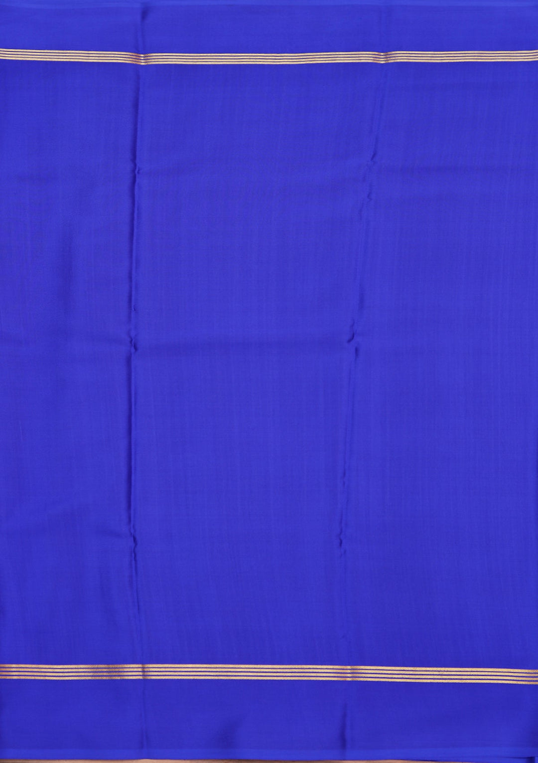 Royal Blue Zariwork Pure Crepe Silk Saree_koskii