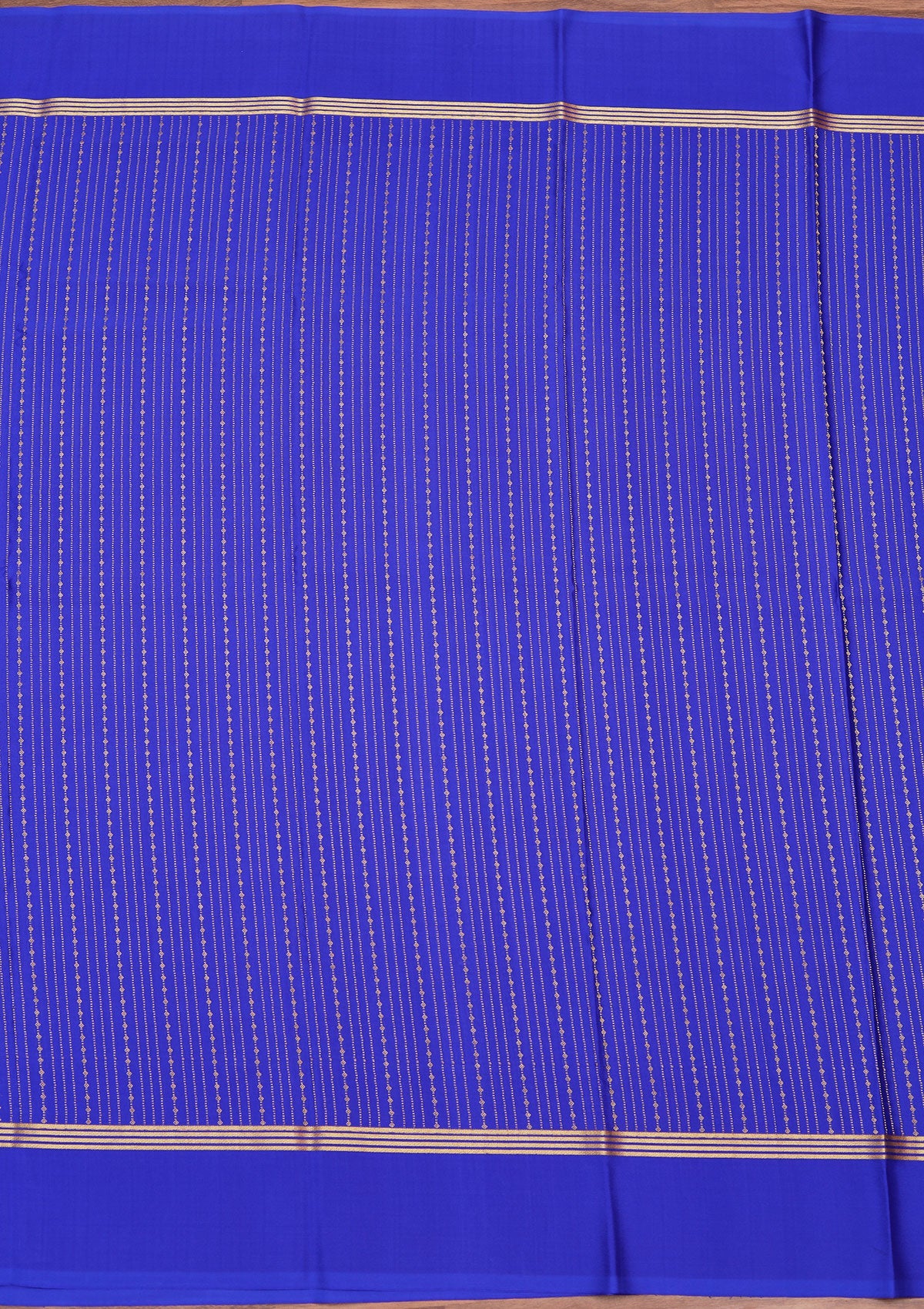 Royal Blue Zariwork Pure Crepe Silk Saree-koskii