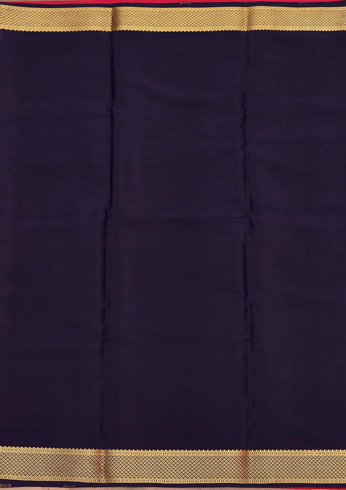 Blue Zariwork Pure Crepe Silk Saree-koskii