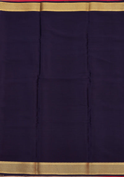 Blue Zariwork Pure Crepe Silk Saree-koskii