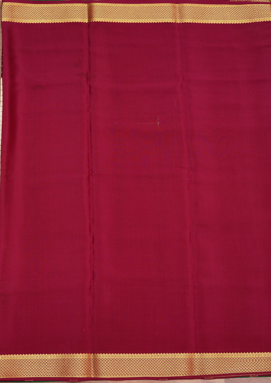 Cream Zariwork Pure Crepe Silk Saree_koskii