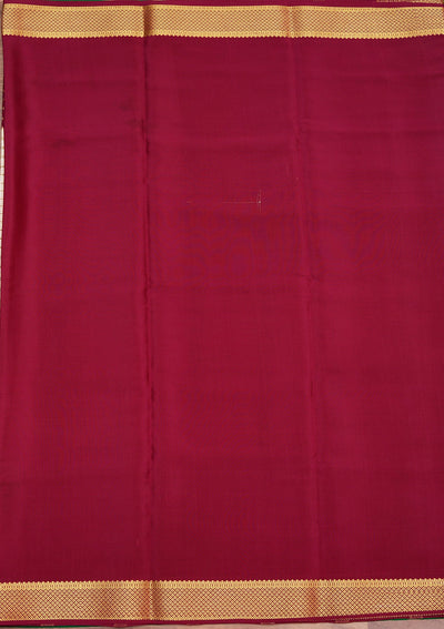 Cream Zariwork Pure Crepe Silk Saree-koskii