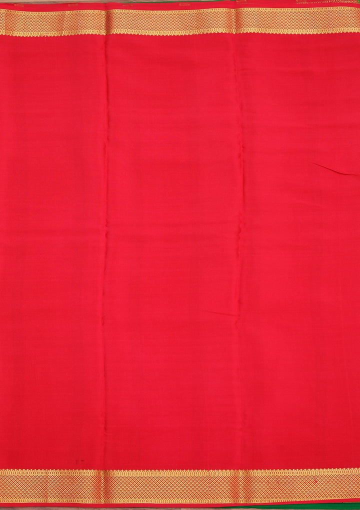 Mustard Zariwork Pure Crepe Silk_Saree_koskii