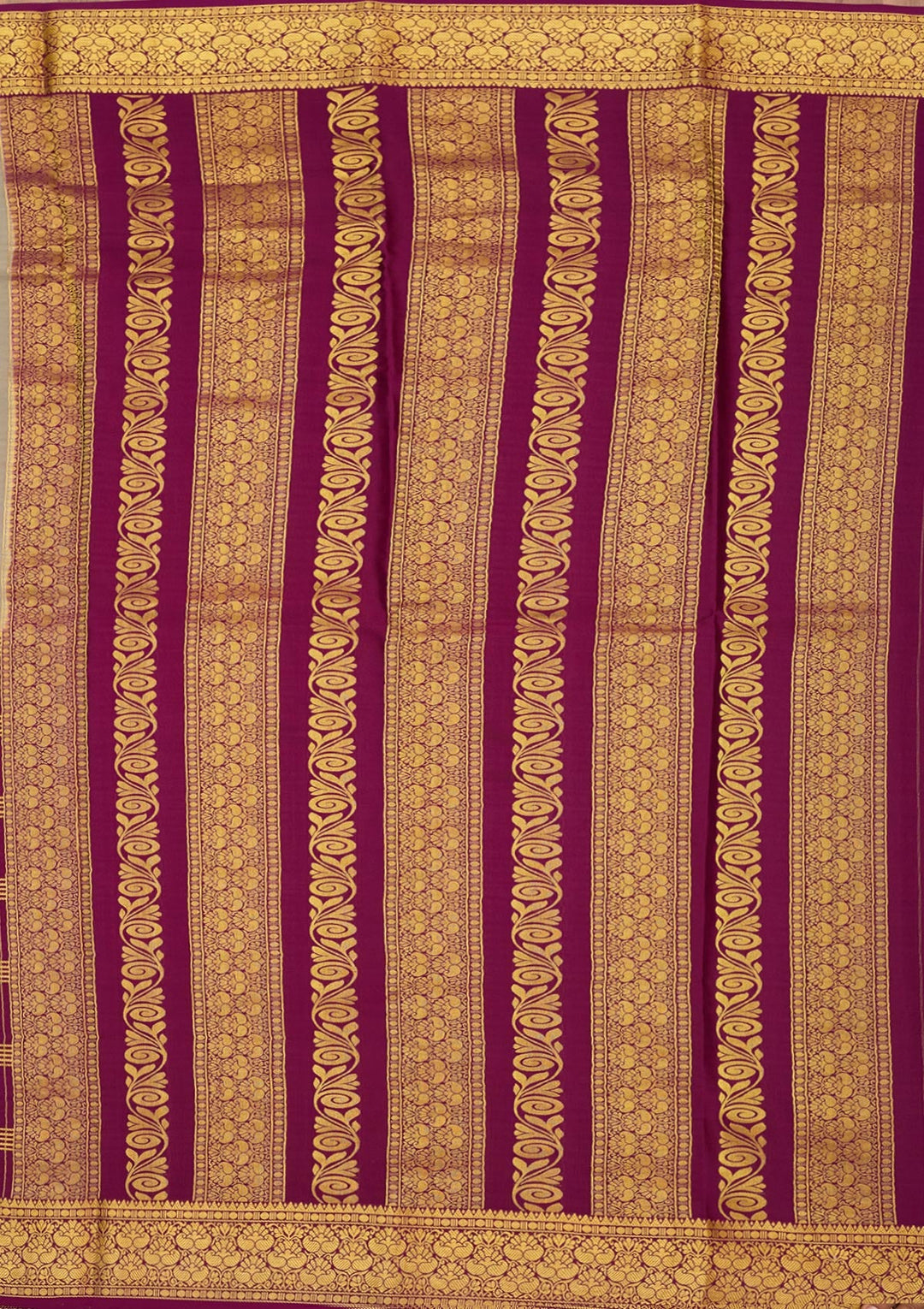 Light Grey Zariwork Pure Crepe Silk Saree-Koskii