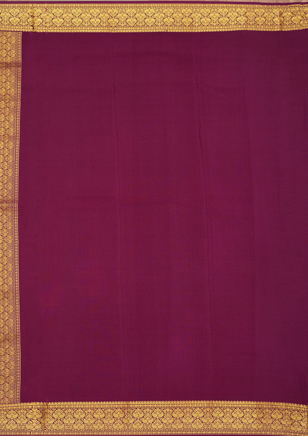 Light Grey Zariwork Pure Crepe Silk Saree-Koskii