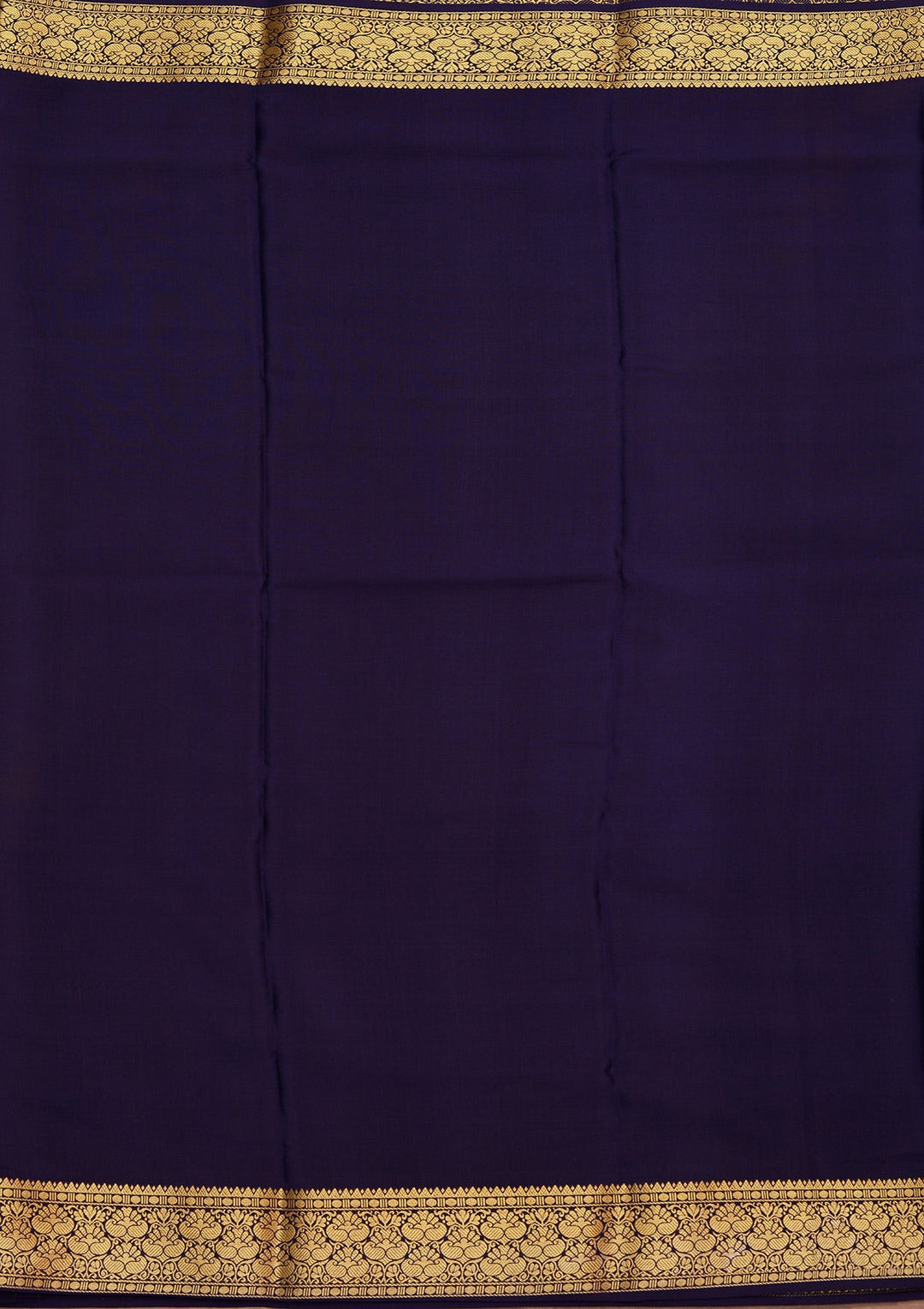 Sky Blue Zariwork Pure Crepe Silk_Saree_koskii