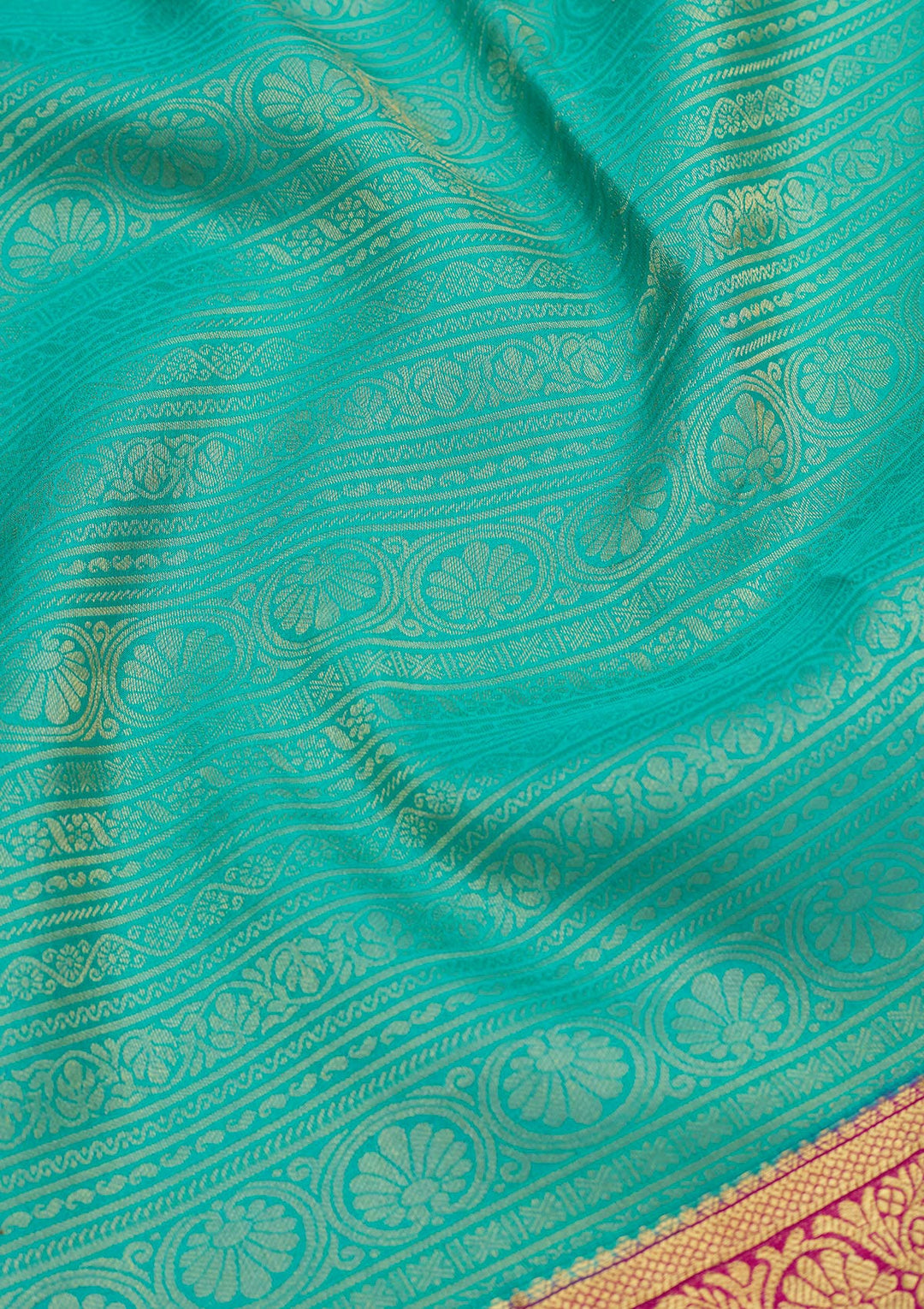 Blue Zariwork Pure Crepe Silk Saree-Koskii