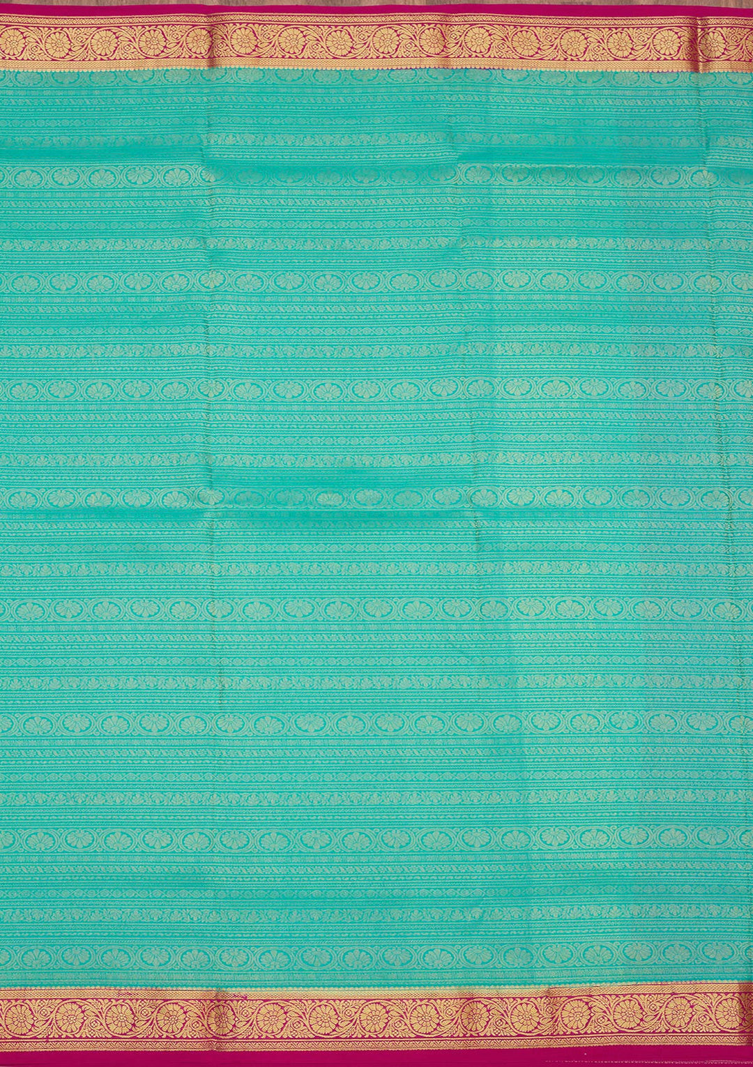 Blue Zariwork Pure Crepe Silk Saree-Koskii