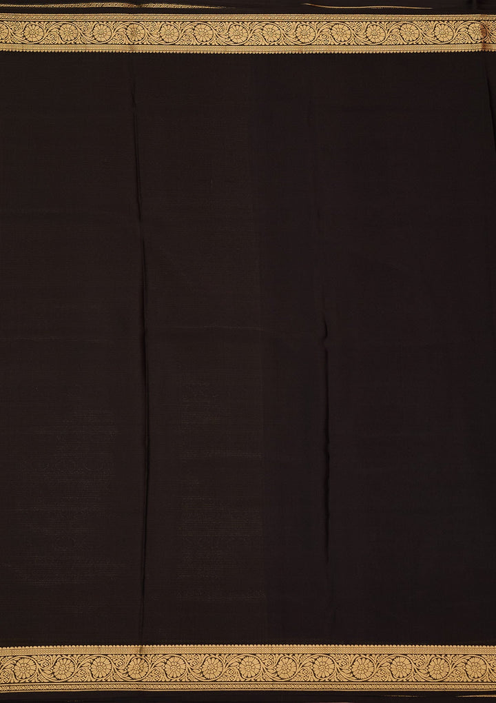 Grey Zariwork Pure Crepe Silk Saree-Koskii