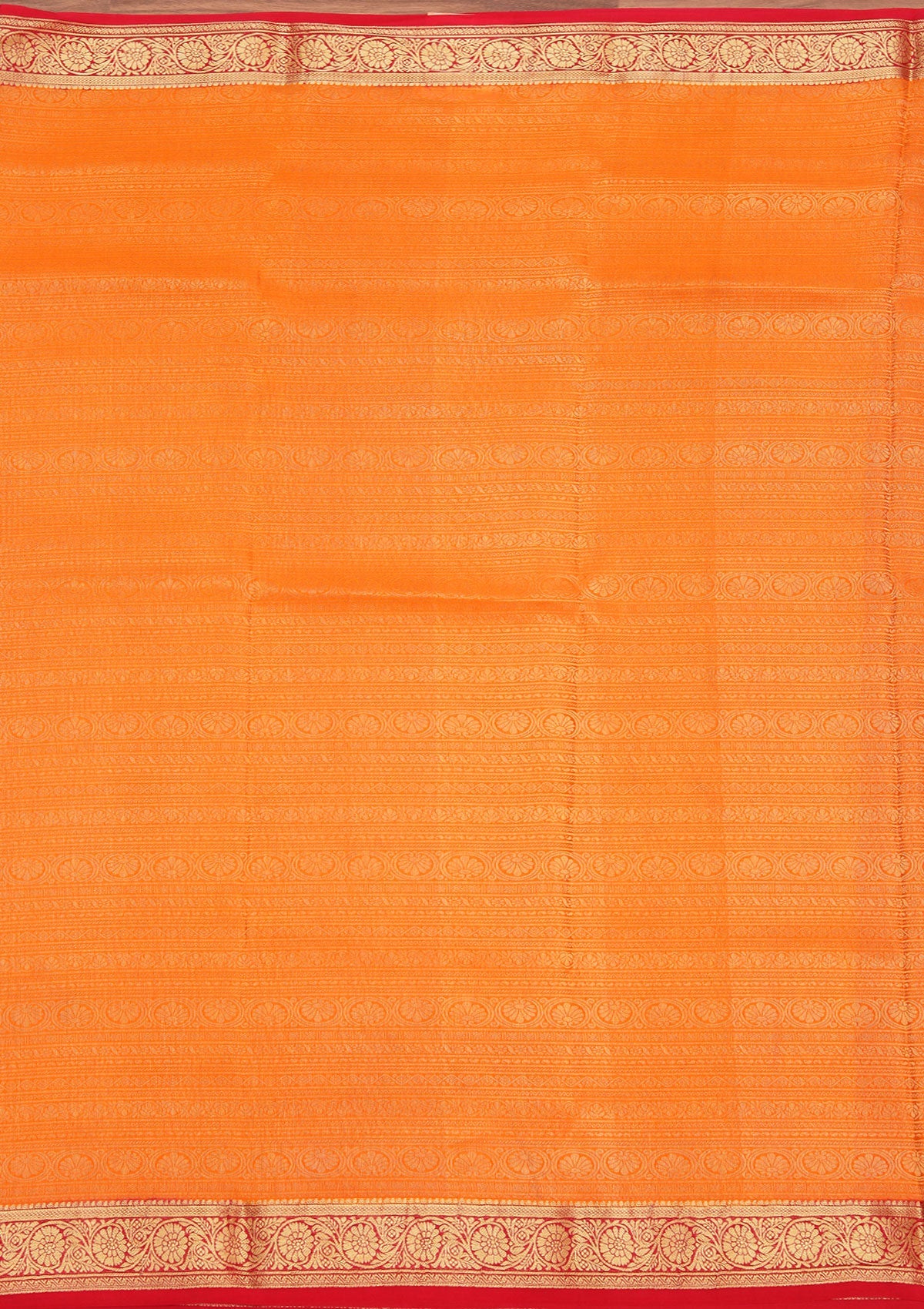 Mustard Zariwork Pure Crepe Silk Saree-koskii