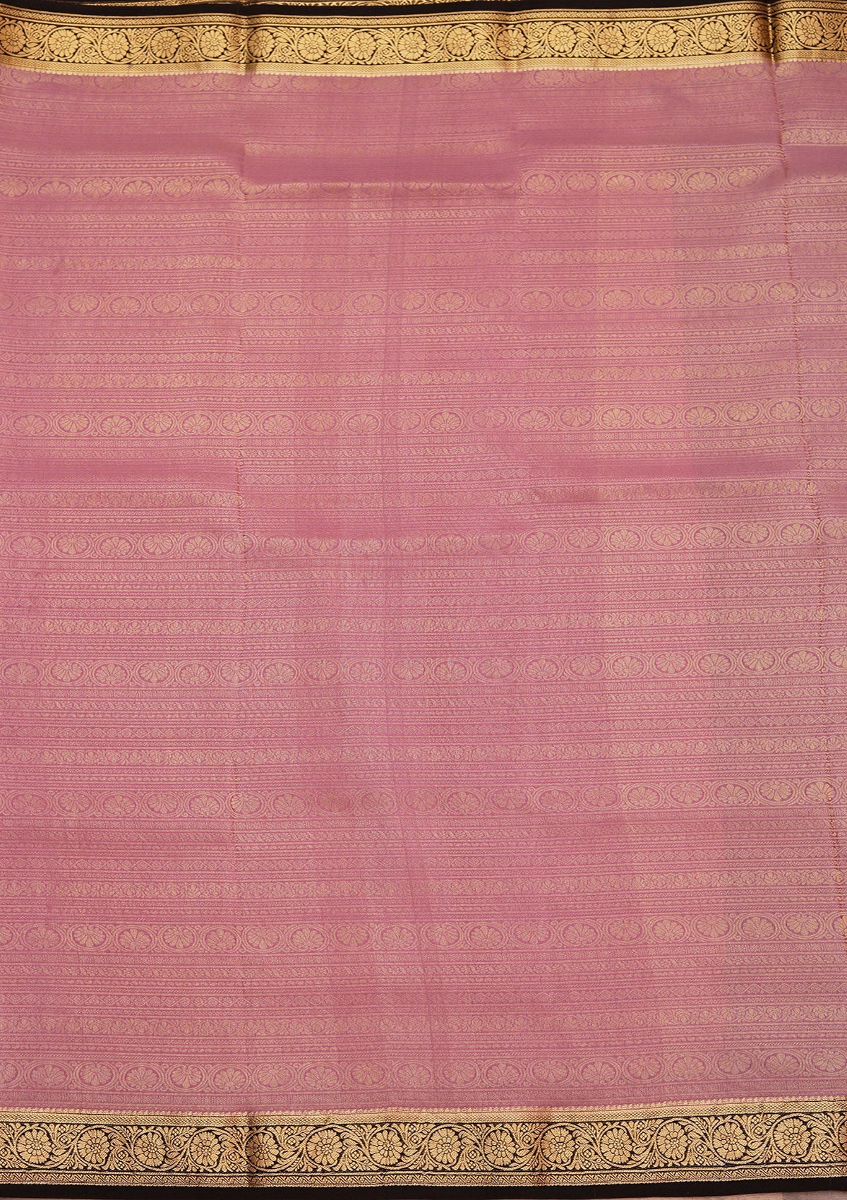 Onion Pink Zariwork Pure Crepe Silk Saree-koskii