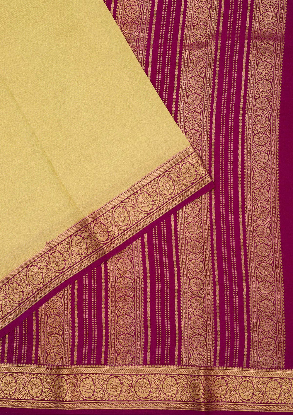 Pista Green Zariwork Pure Crepe Silk Saree-Koskii