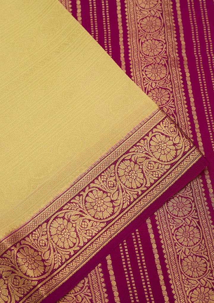 Pista Green Zariwork Pure Crepe Silk Saree-Koskii