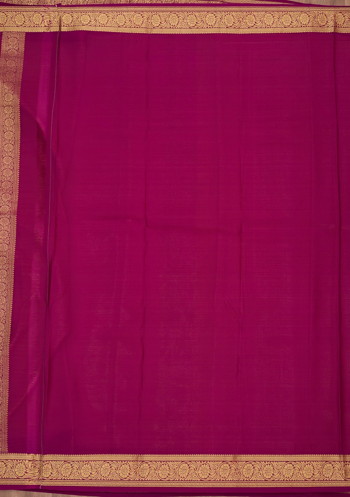 Pista Green Zariwork Pure Crepe Silk Saree-Koskii