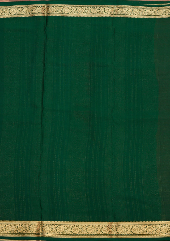 Red Zariwork Pure Crepe Silk Saree_koskii