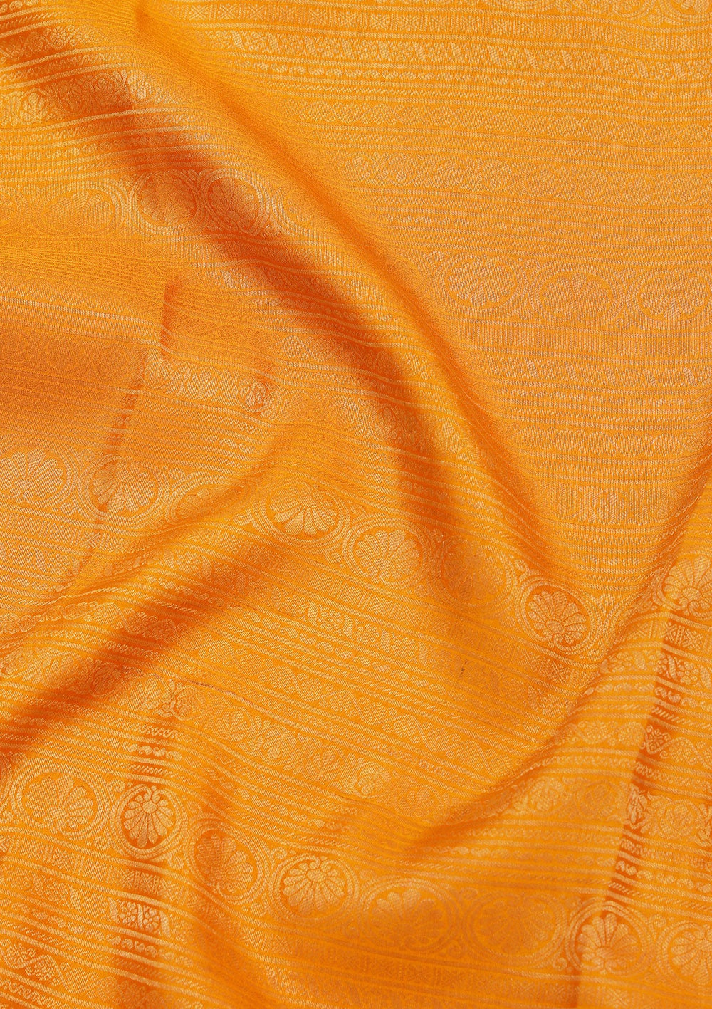 Yellow Zariwork Pure Crepe Silk_Saree_koskii