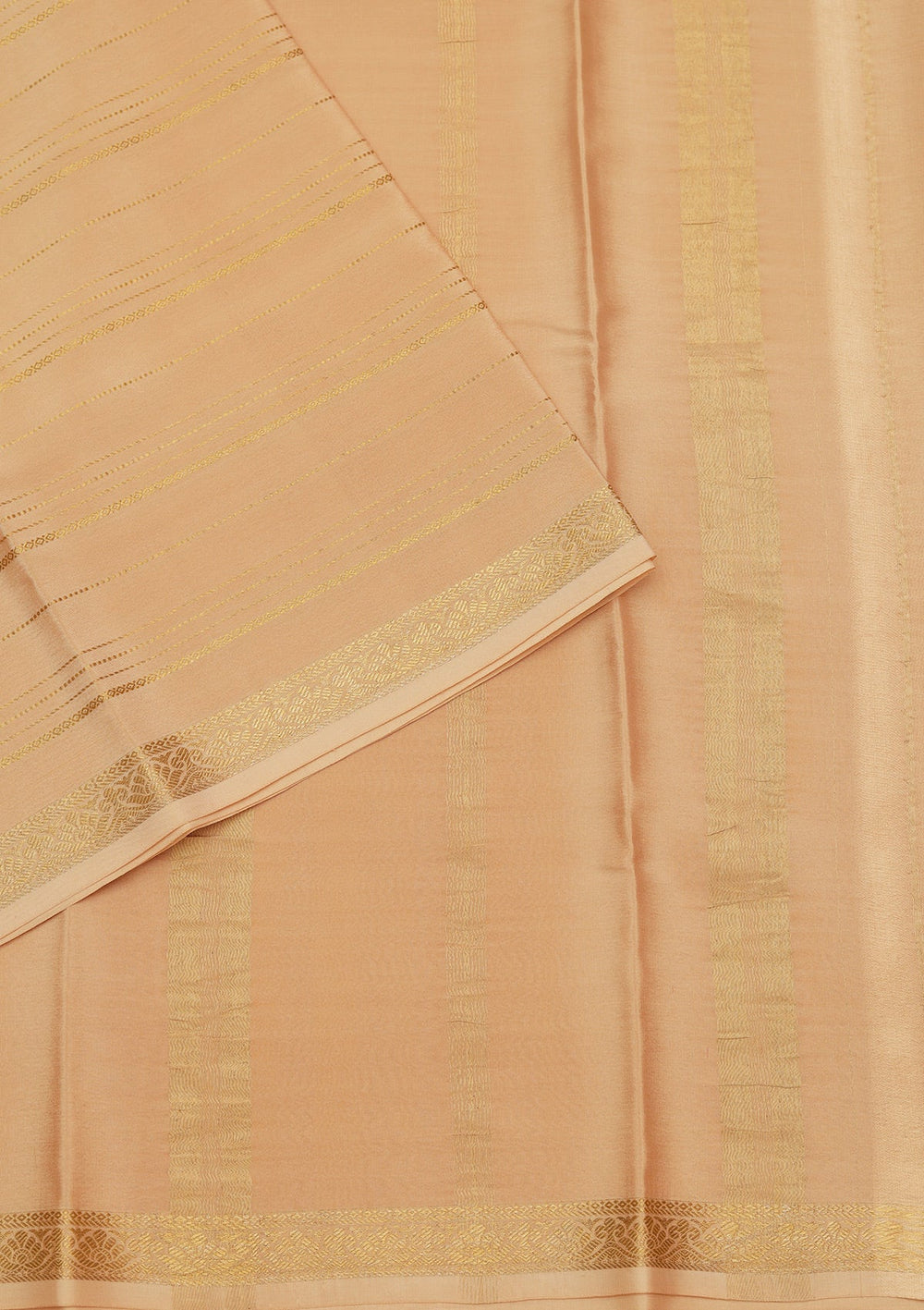 Gold Zariwork Pure Crepe Silk Saree_koskii