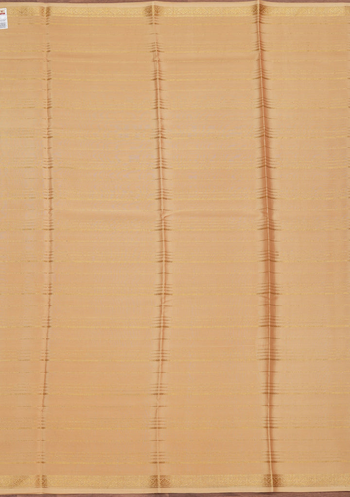 Gold Zariwork Pure Crepe Silk Saree_koskii