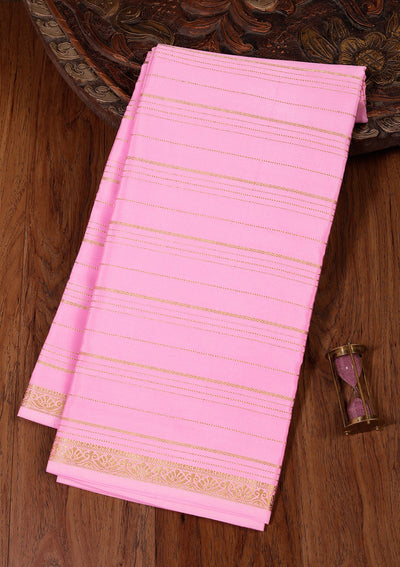 Lavender Zariwork Pure Crepe Silk Saree-koskii