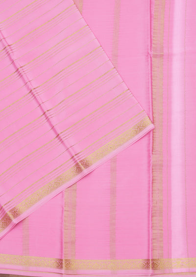Lavender Zariwork Pure Crepe Silk Saree-koskii