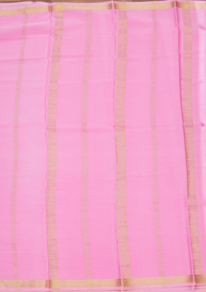 Lavender Zariwork Pure Crepe Silk Saree_koskii