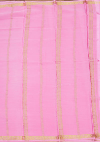 Lavender Zariwork Pure Crepe Silk Saree-koskii