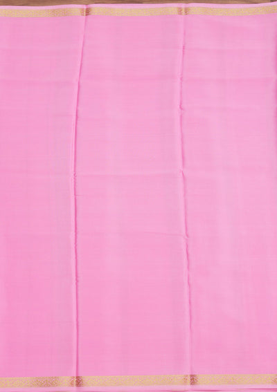 Lavender Zariwork Pure Crepe Silk Saree-koskii