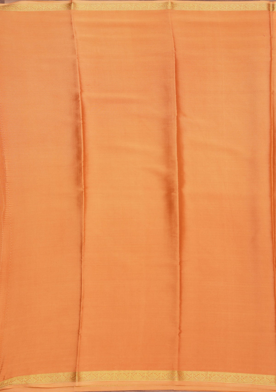 Mustard Yellow Zariwork Pure Crepe Silk Saree_koskii