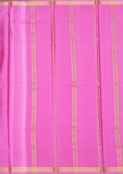 Pink Zariwork Pure Crepe Silk_Saree-koskii
