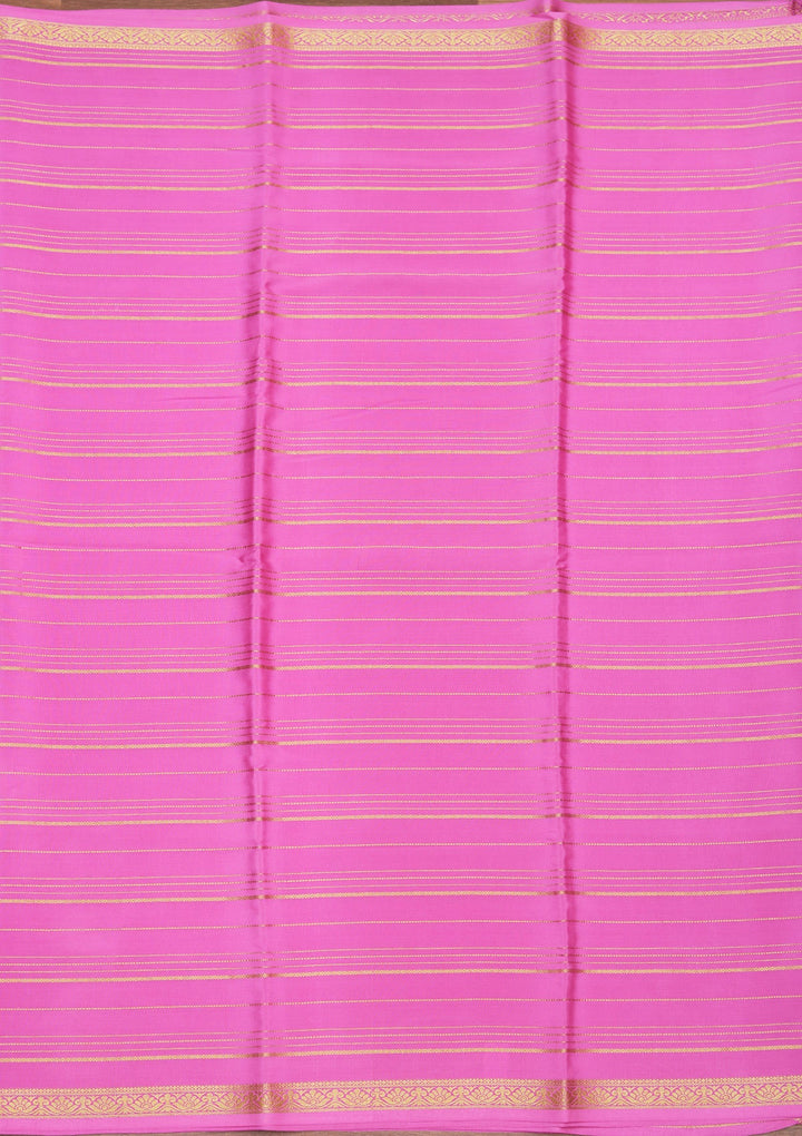 Pink Zariwork Pure Crepe Silk_Saree_koskii