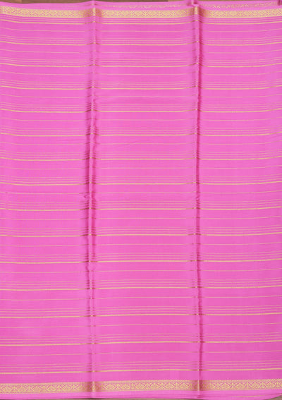 Pink Zariwork Pure Crepe Silk_Saree-koskii