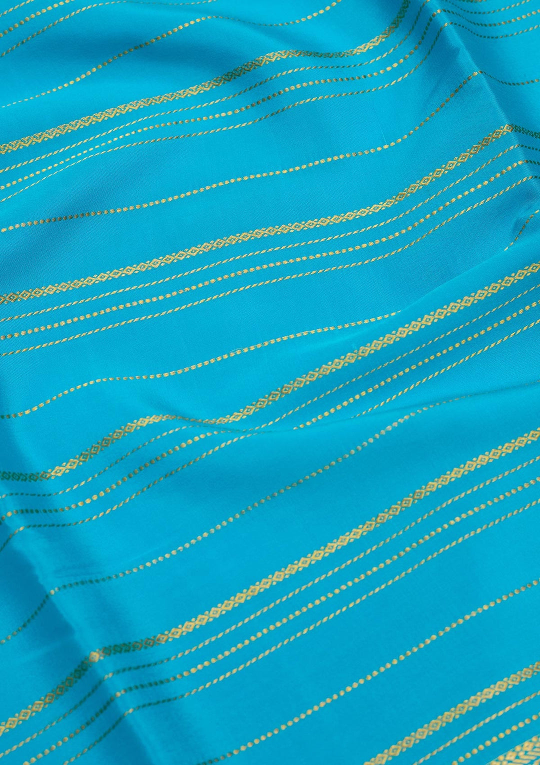 Royal Blue Zariwork Pure Crepe Silk Saree-Koskii
