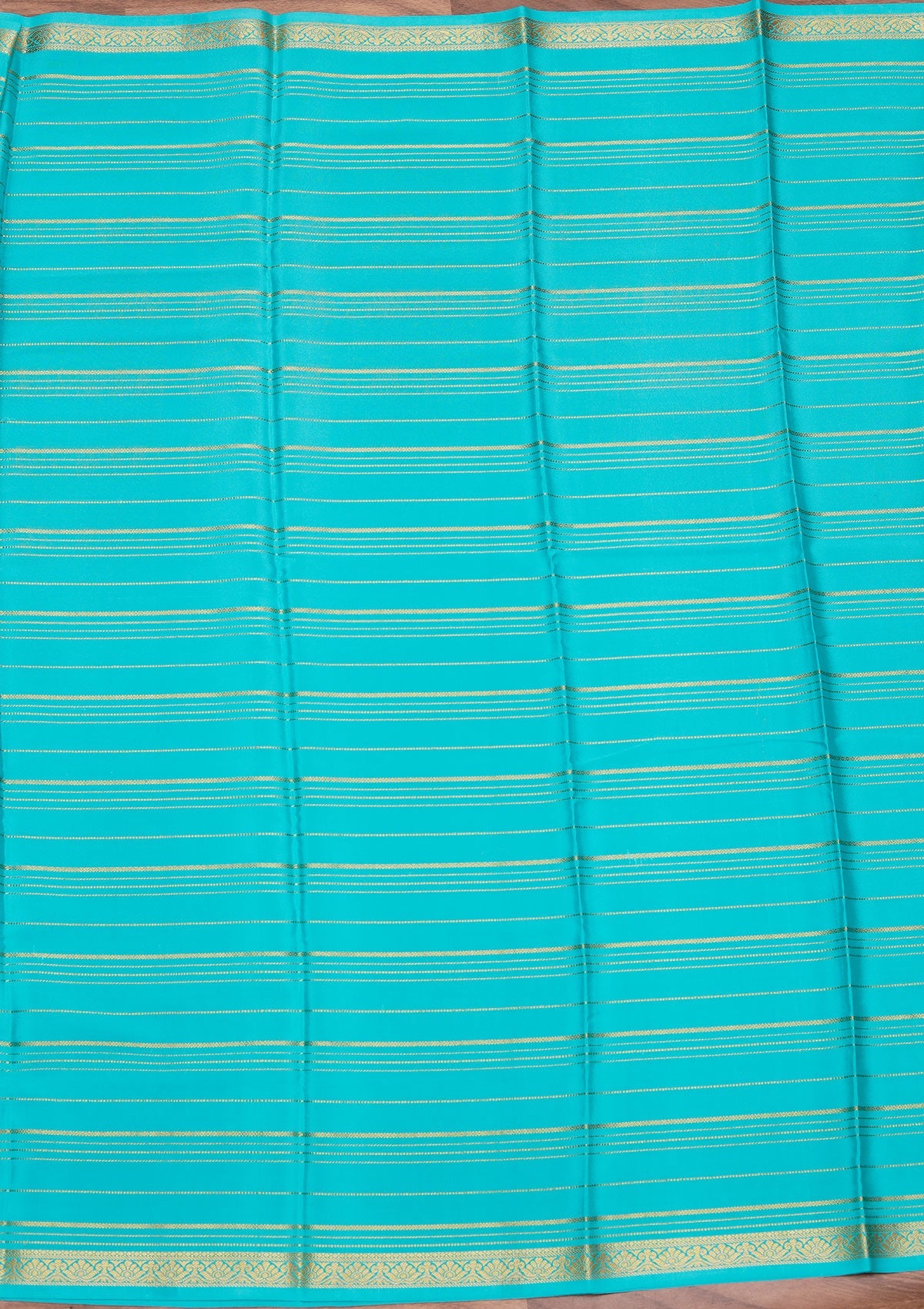 Sky Blue Zariwork Pure Crepe Silk Saree-koskii