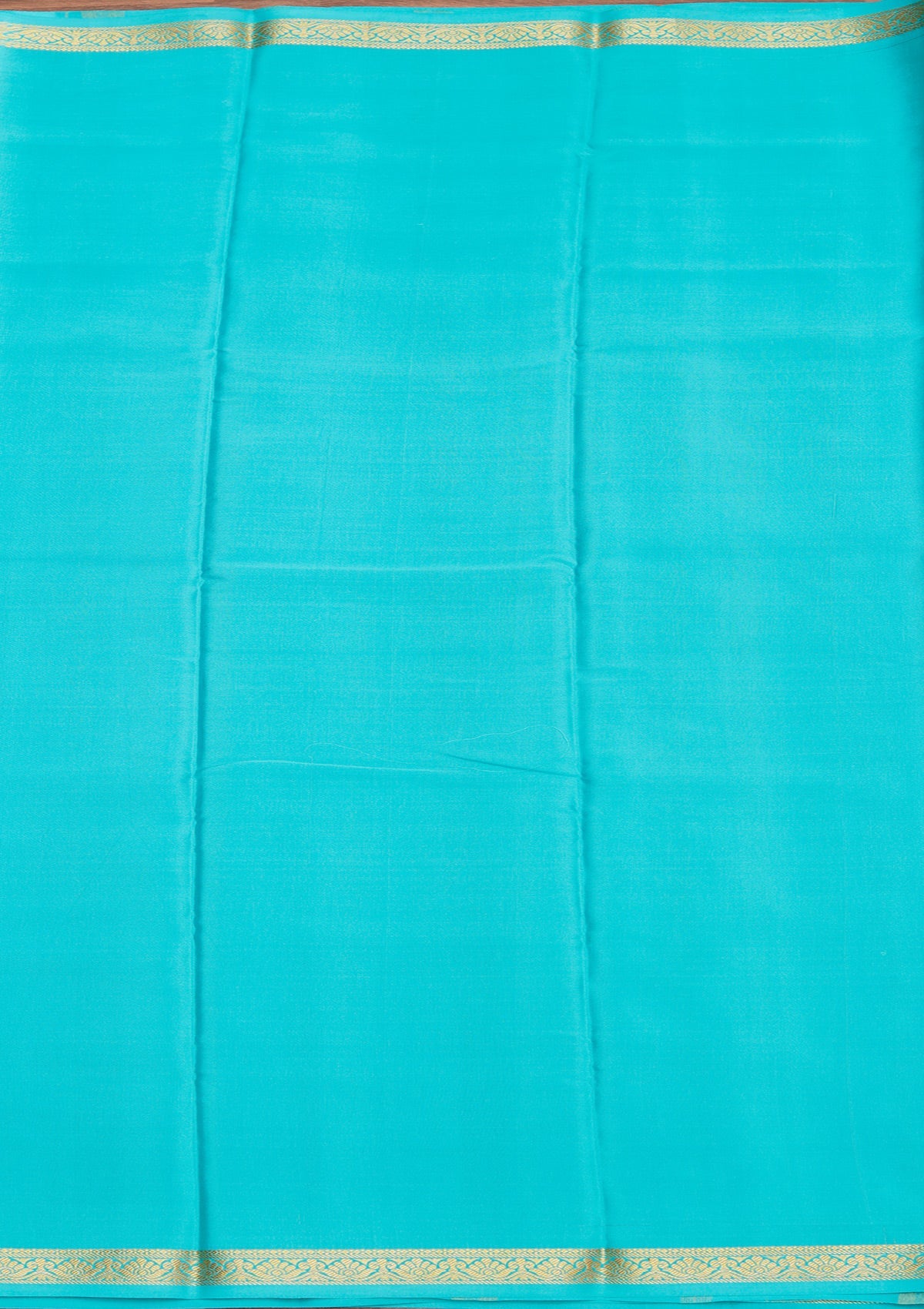 Sky Blue Zariwork Pure Crepe Silk Saree-koskii