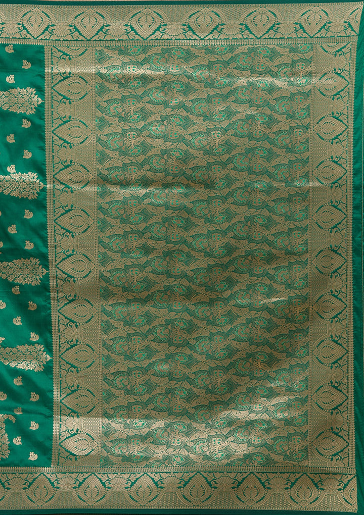 Green Zariwork (Gold) Art Silk Silk_Saree
