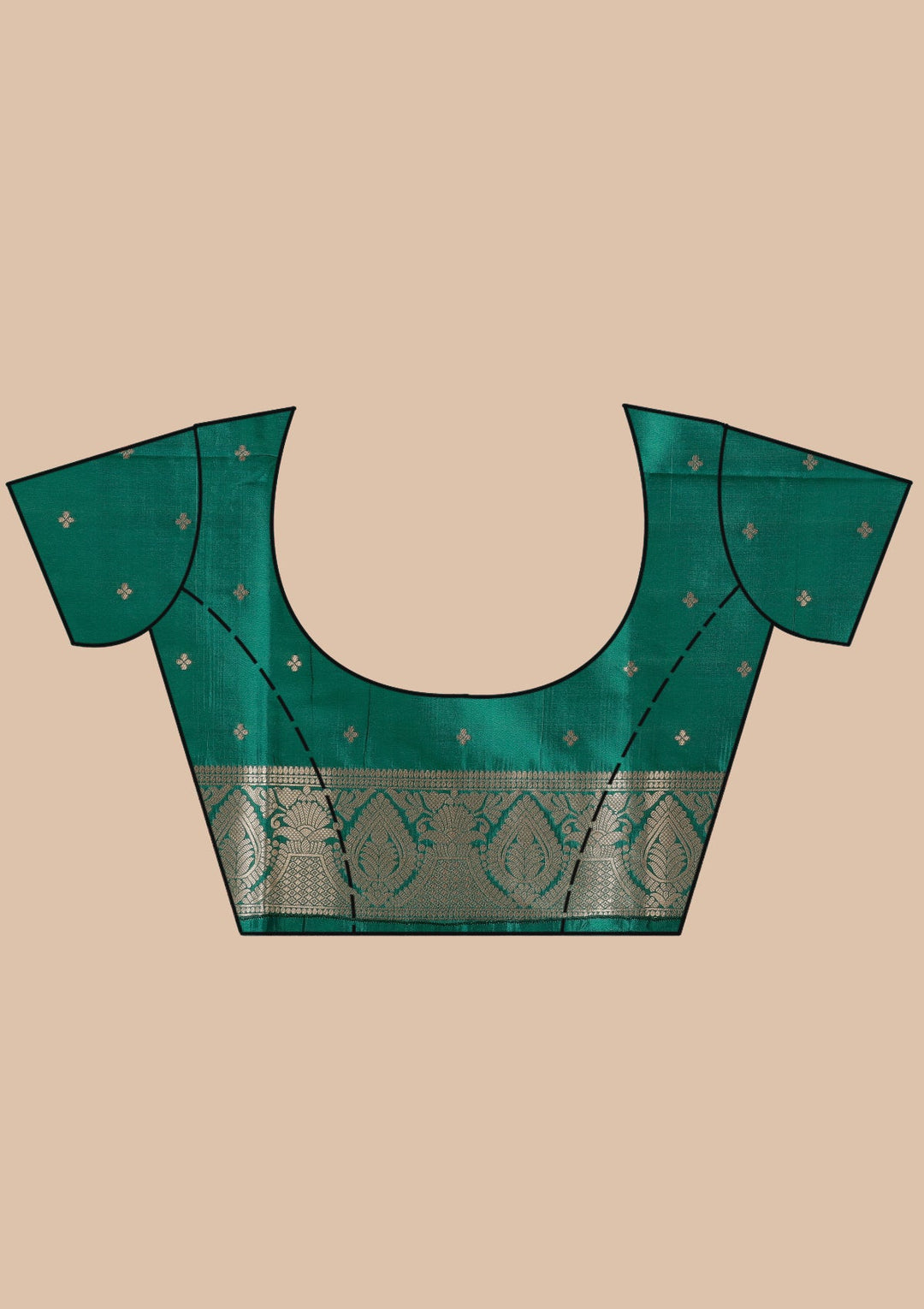 Green Zariwork (Gold) Art Silk Silk_Saree