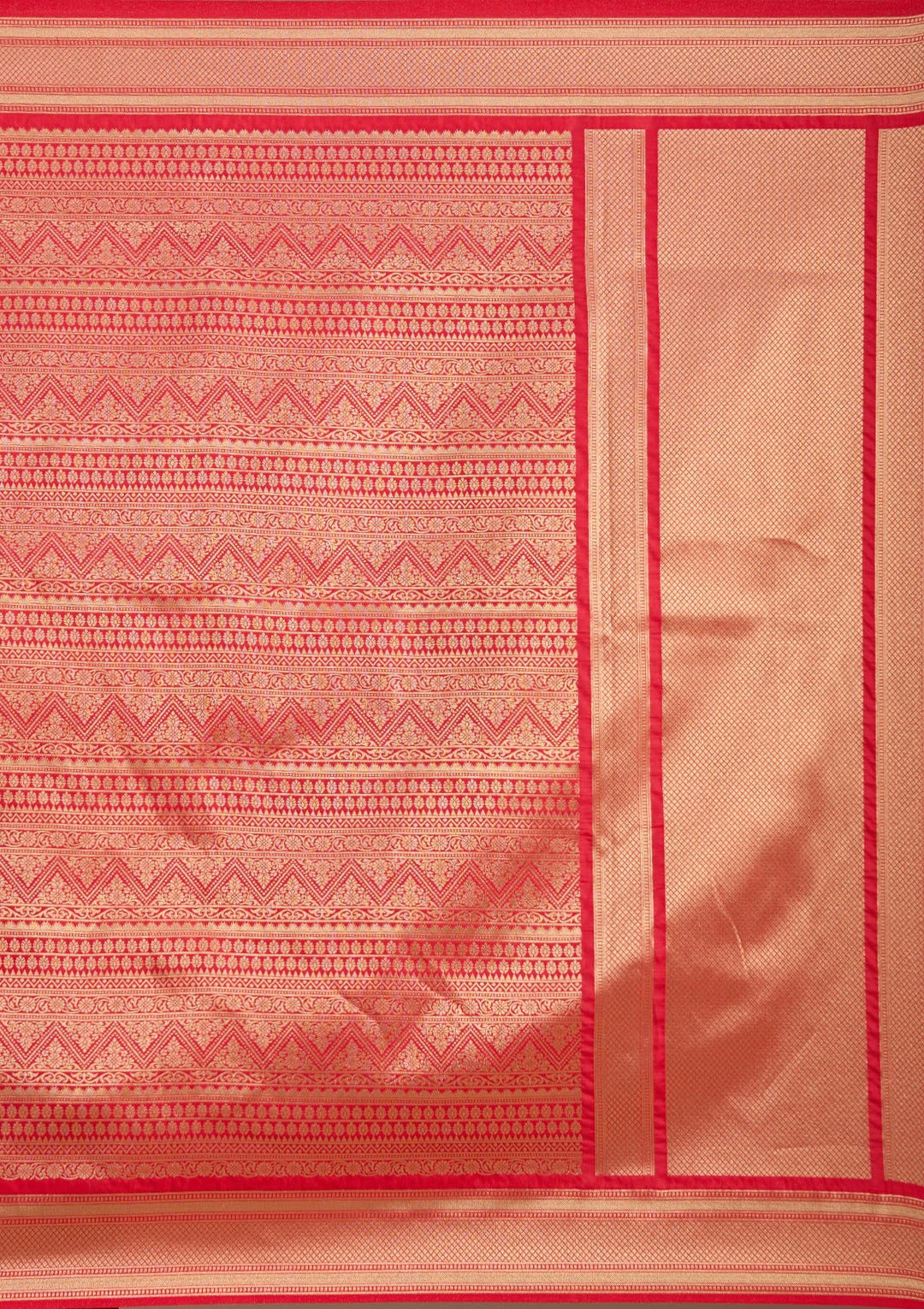 Red Zariwork Art Silk Saree-koskii