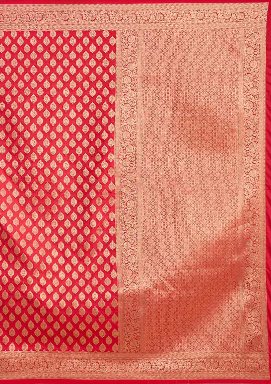 Red Zariwork Art Silk Saree-koskii