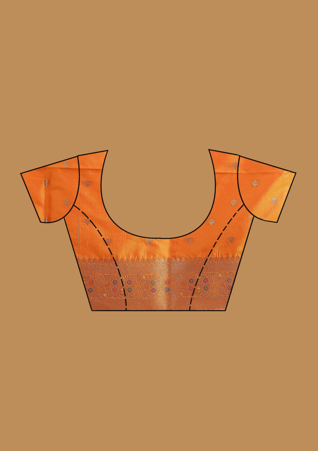 Mustard Zariwork Art Silk Silk_Saree