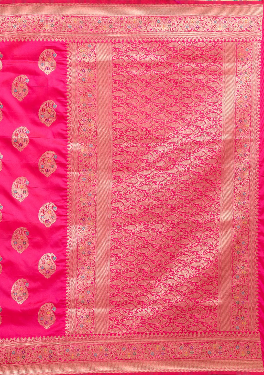 Pink Zariwork Art Silk Silk_Saree