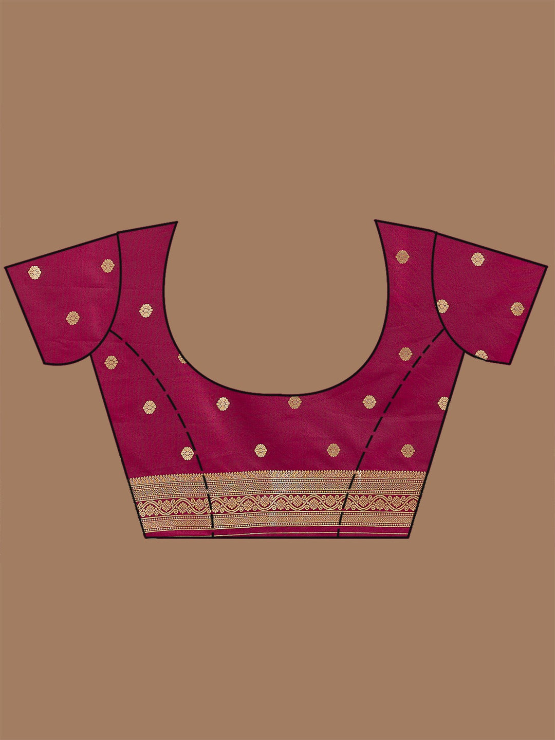 Bottle Green Zariwork Art Silk Saree-koskii