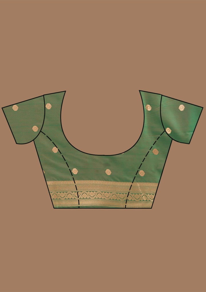 Magenta Pink Zariwork Art Silk Saree-koskii