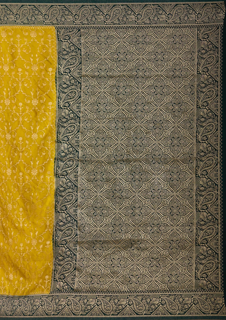 Yellow Zariwork (Gold) Art Silk Silk_Saree
