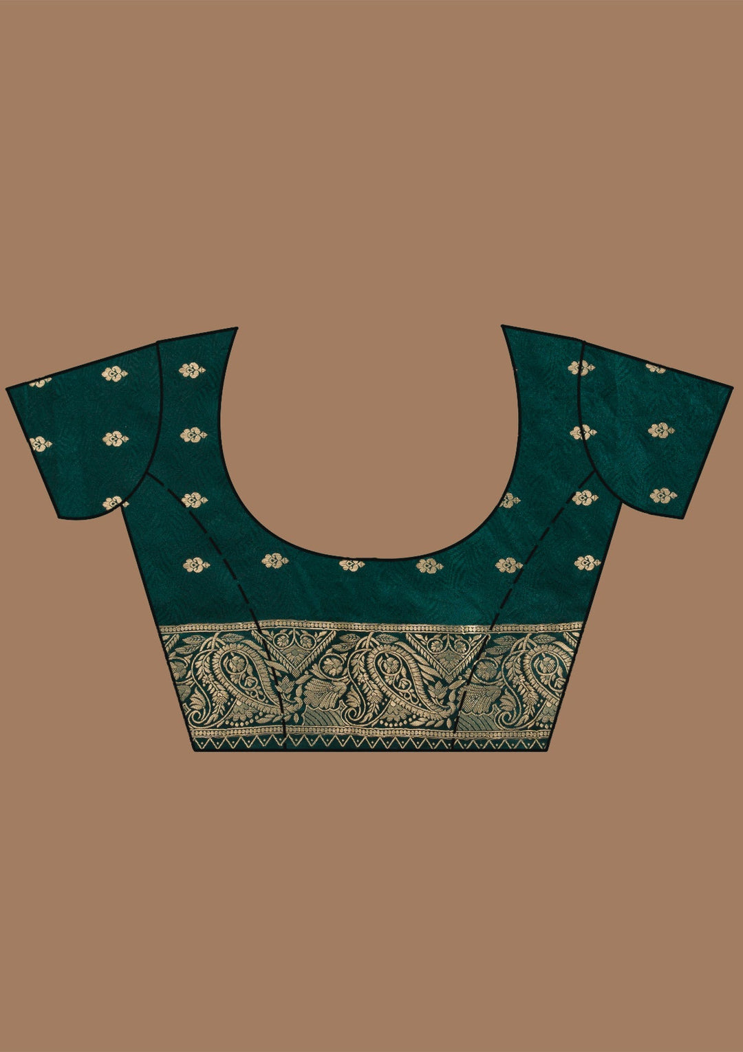 Gold Zariwork Art Silk Saree-koskii