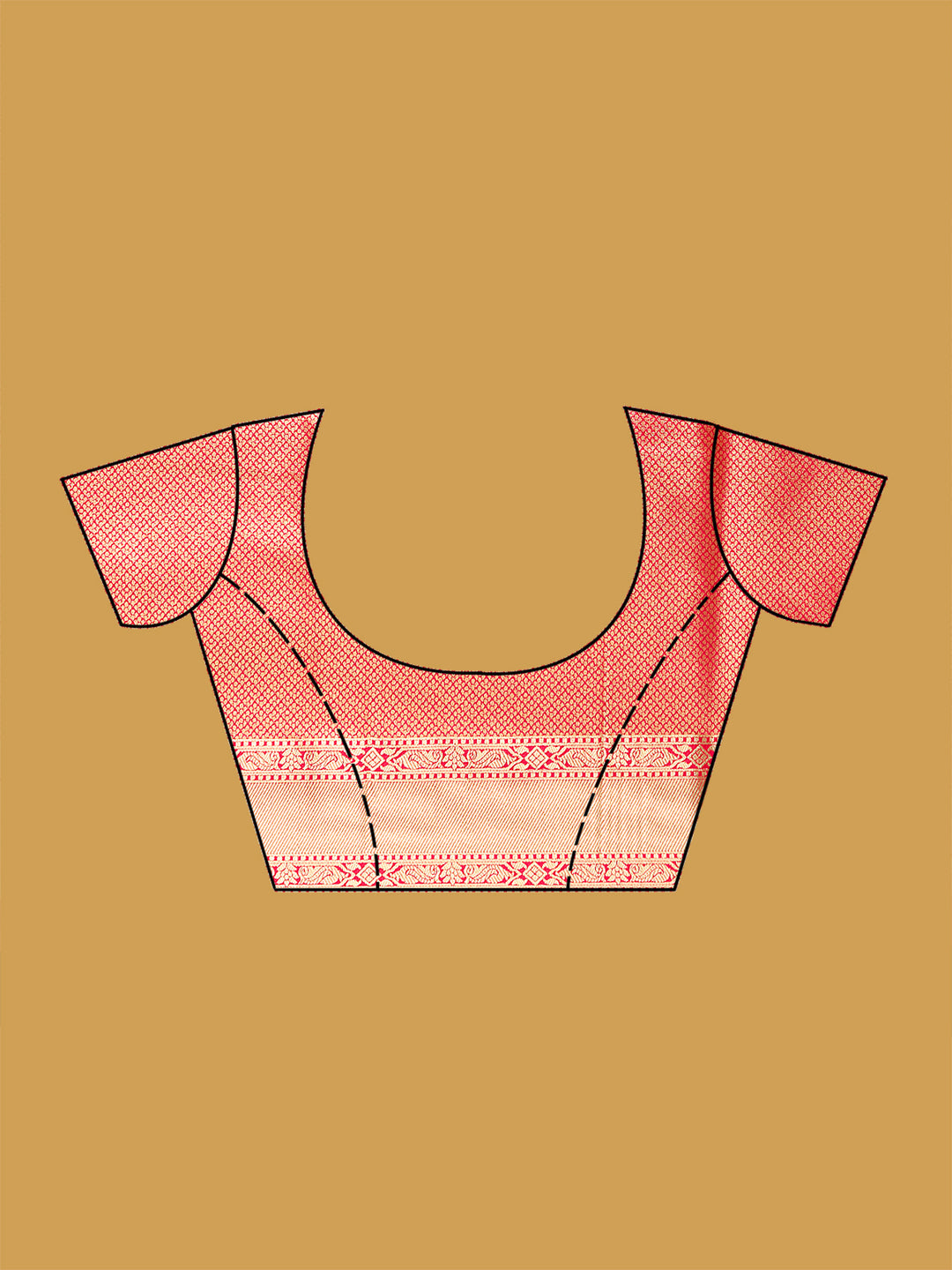 Cream Zariwork Art Silk Silk Saree