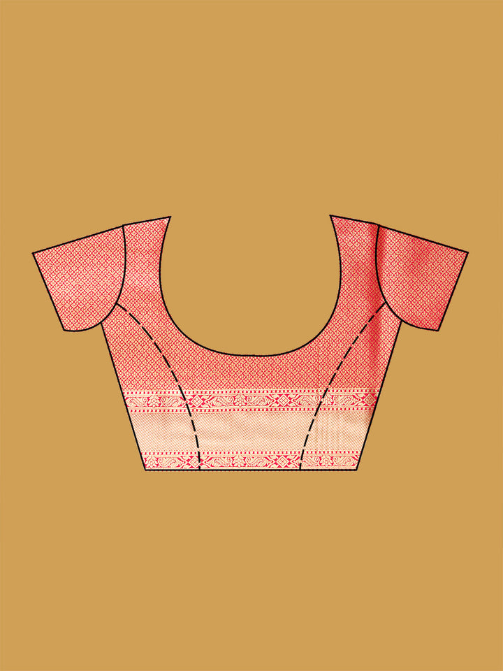 Cream Zariwork Art Silk Silk Saree