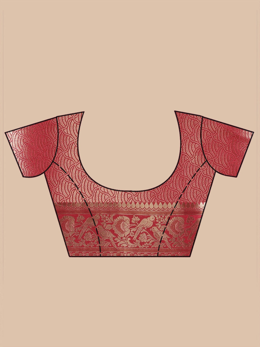 Maroon Zariwork Silk Silk_Saree