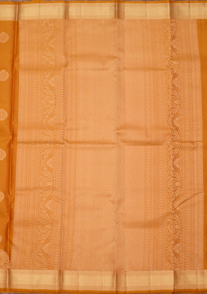 Mustard Zariwork (Gold) Pure Silk Silk_Saree