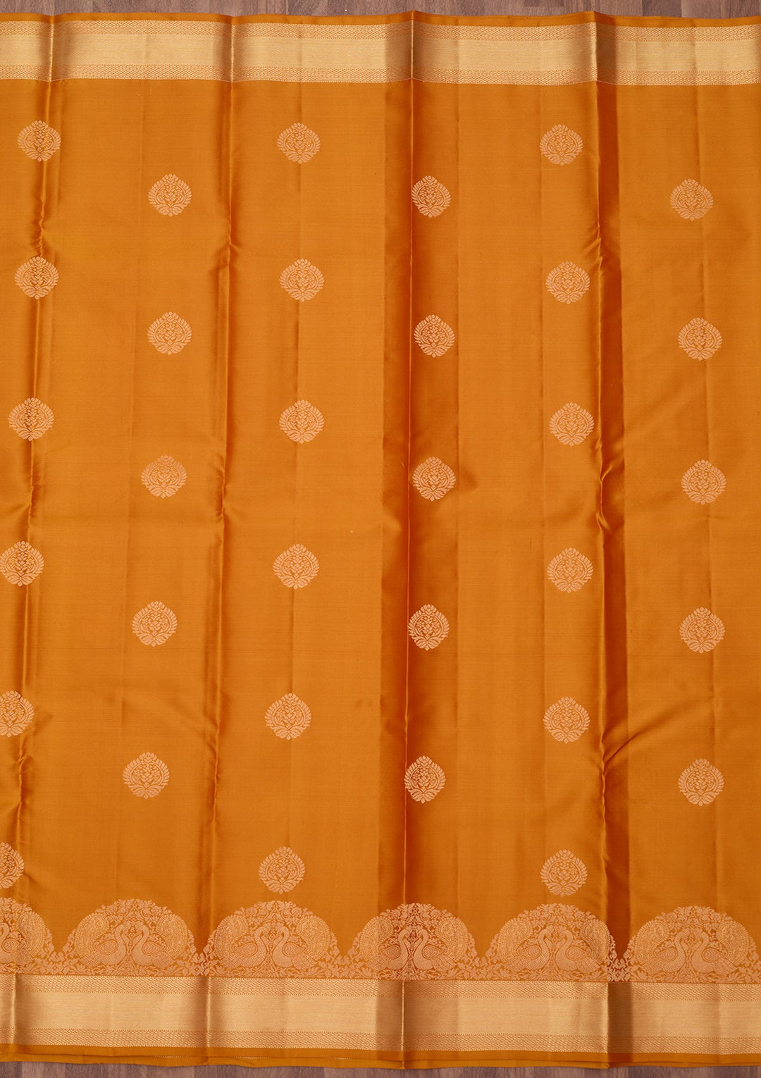 Mustard Zariwork (Gold) Pure Silk Silk_Saree